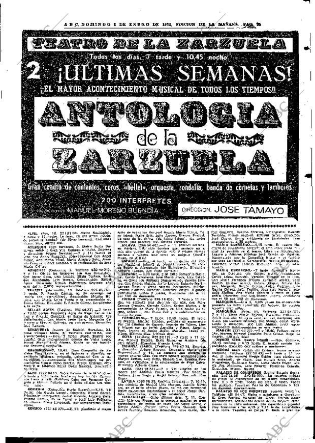ABC MADRID 02-01-1972 página 71