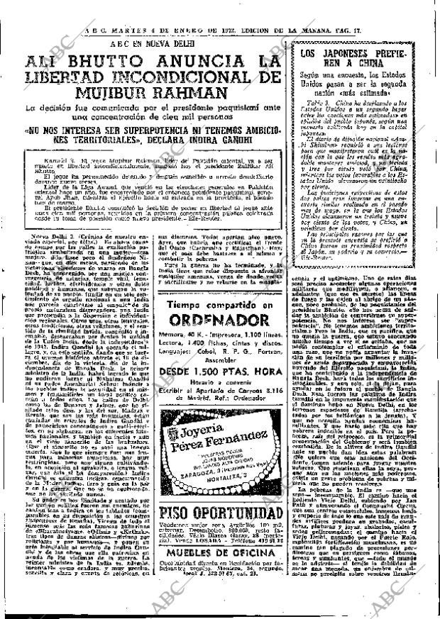 ABC MADRID 04-01-1972 página 17