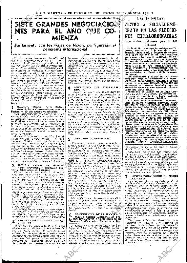 ABC MADRID 04-01-1972 página 19