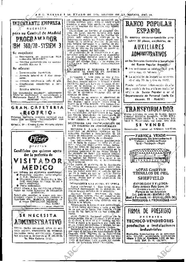 ABC MADRID 04-01-1972 página 28