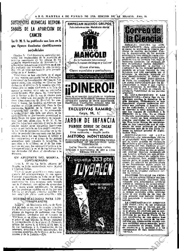 ABC MADRID 04-01-1972 página 51