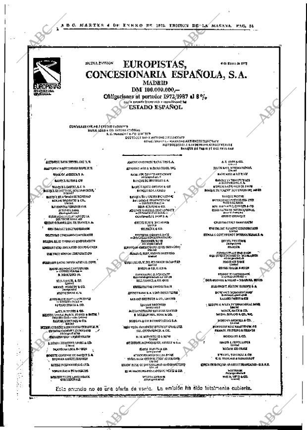 ABC MADRID 04-01-1972 página 54