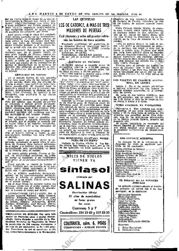 ABC MADRID 04-01-1972 página 66