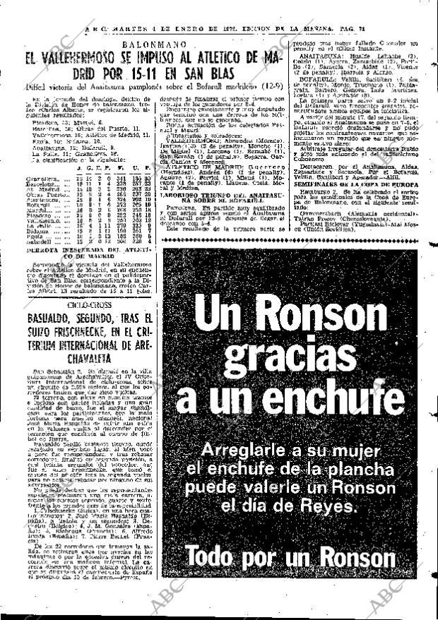 ABC MADRID 04-01-1972 página 71