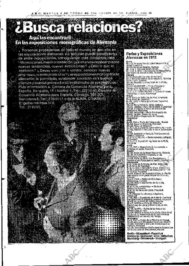 ABC MADRID 04-01-1972 página 74