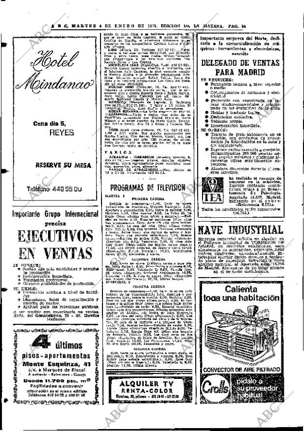 ABC MADRID 04-01-1972 página 84