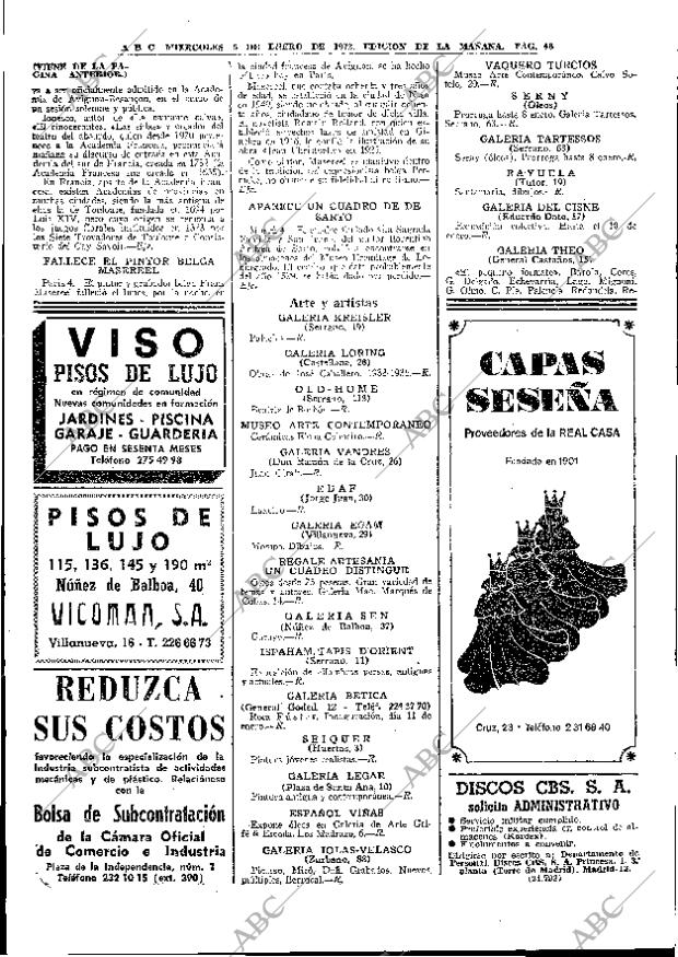 ABC MADRID 05-01-1972 página 46