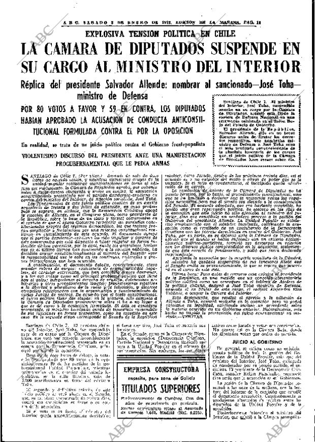 ABC MADRID 08-01-1972 página 19