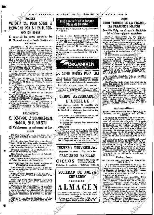 ABC MADRID 08-01-1972 página 56