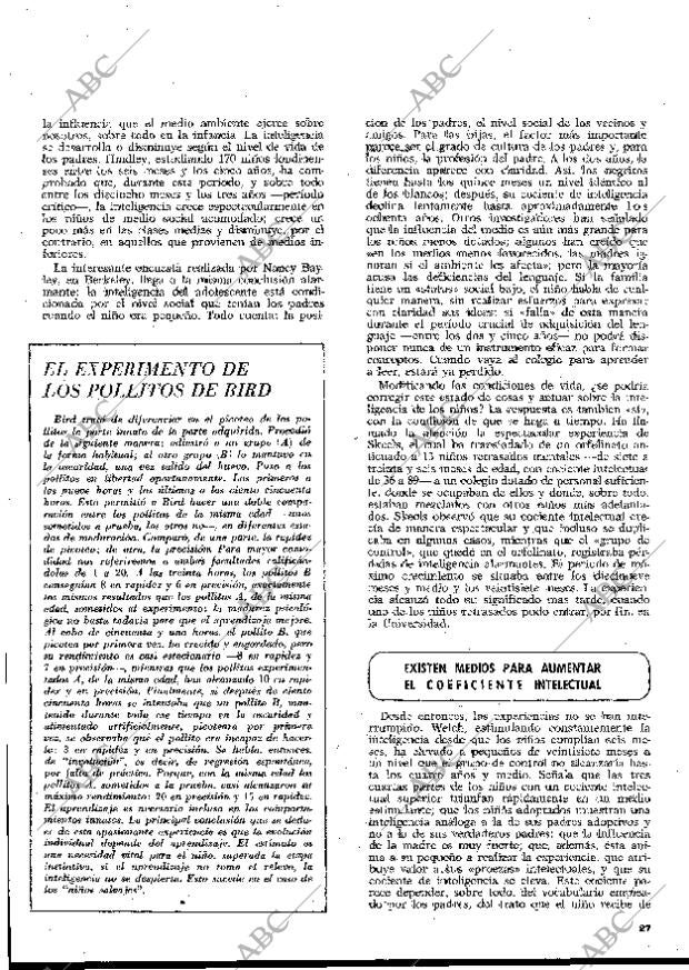 BLANCO Y NEGRO MADRID 08-01-1972 página 27