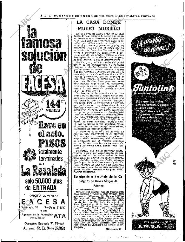 ABC SEVILLA 09-01-1972 página 38
