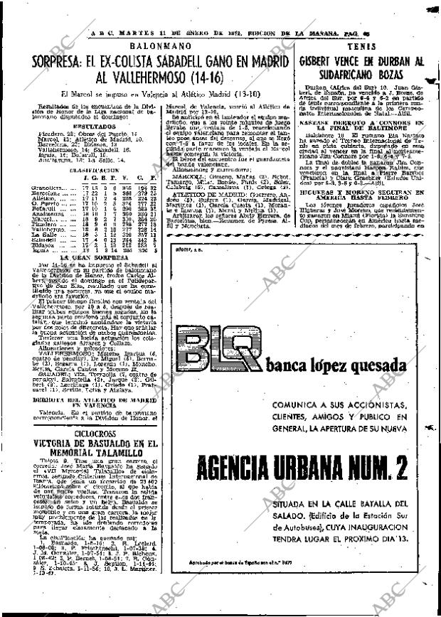 ABC MADRID 11-01-1972 página 65