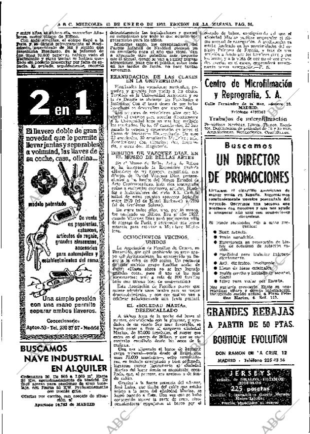 ABC MADRID 12-01-1972 página 34