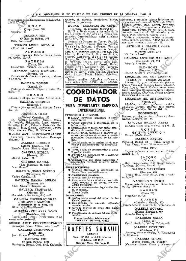 ABC MADRID 12-01-1972 página 44