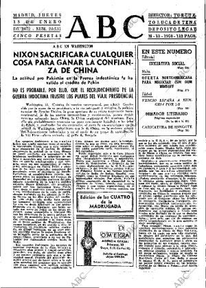 ABC MADRID 13-01-1972 página 13