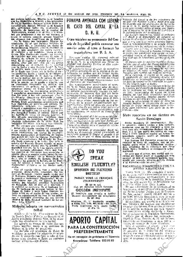 ABC MADRID 13-01-1972 página 20