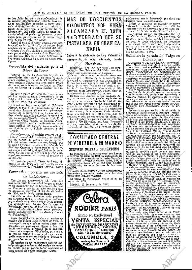 ABC MADRID 13-01-1972 página 32