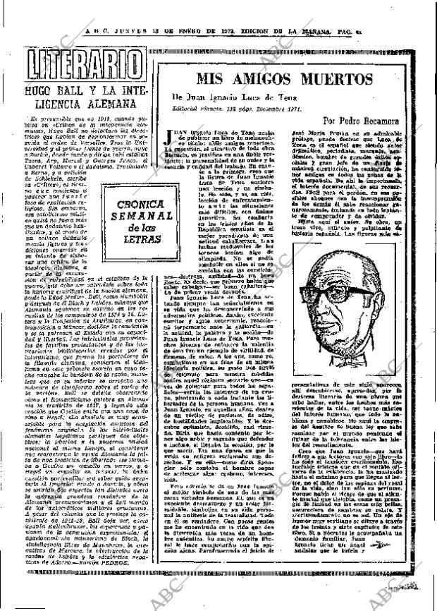 ABC MADRID 13-01-1972 página 41