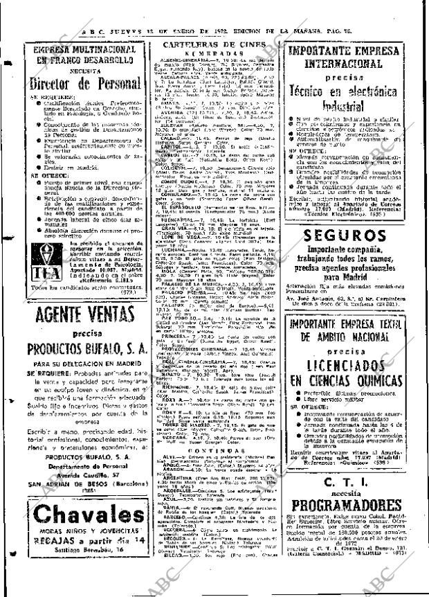 ABC MADRID 13-01-1972 página 76