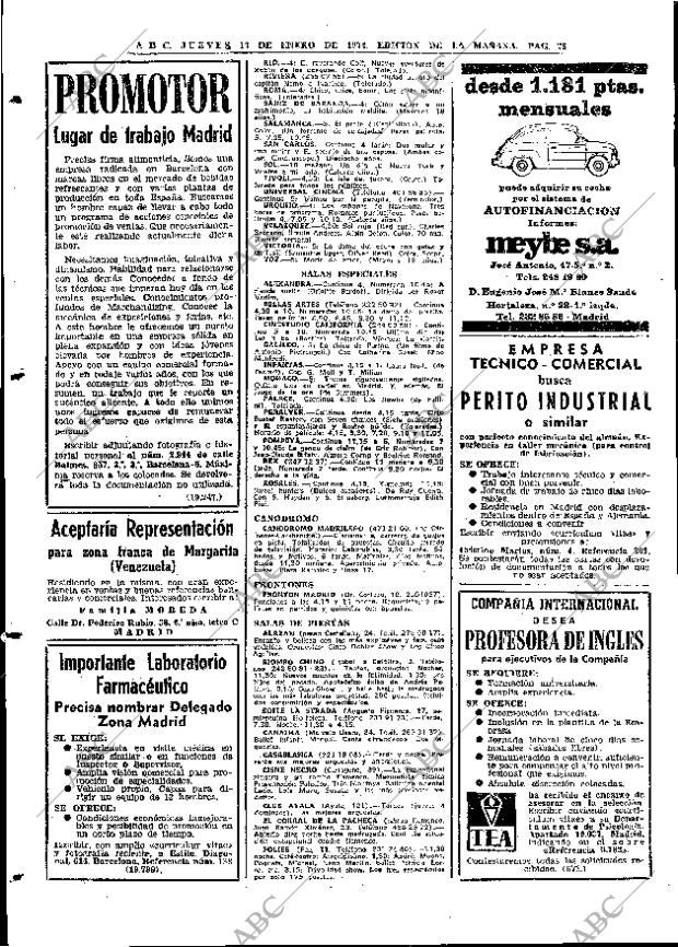 ABC MADRID 13-01-1972 página 78