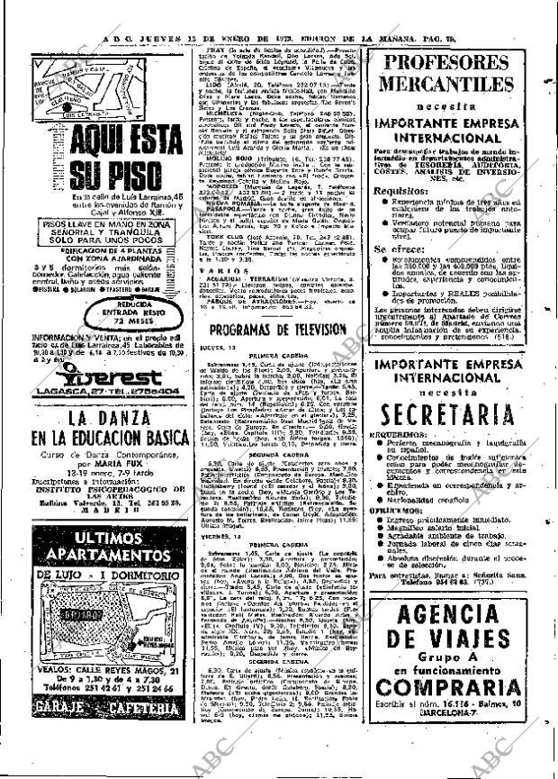 ABC MADRID 13-01-1972 página 79