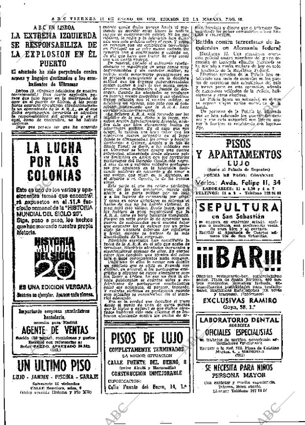 ABC MADRID 14-01-1972 página 18