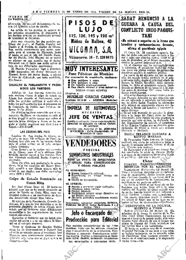 ABC MADRID 14-01-1972 página 20