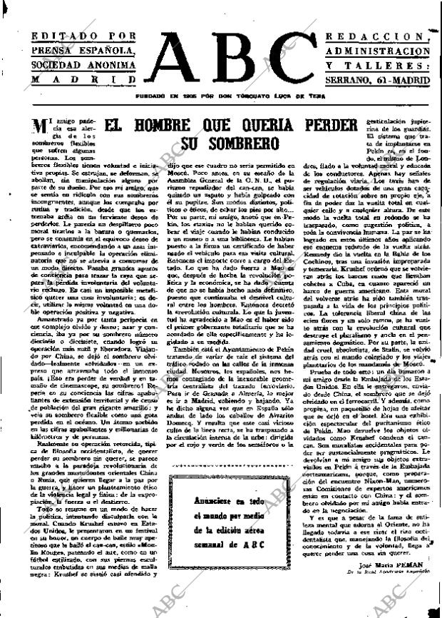 ABC MADRID 14-01-1972 página 3