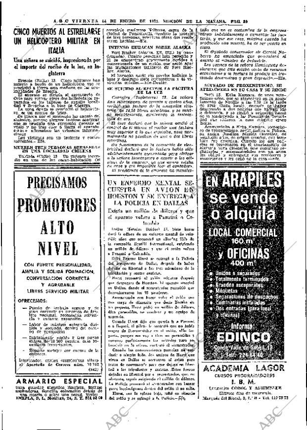 ABC MADRID 14-01-1972 página 30