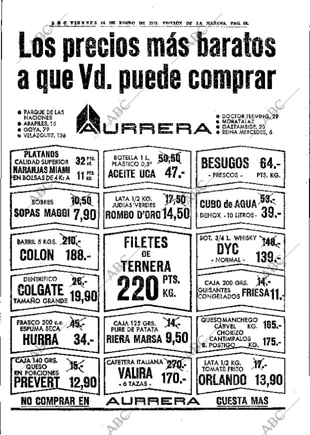 ABC MADRID 14-01-1972 página 48