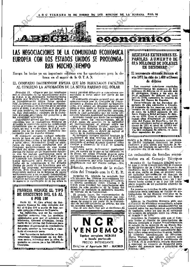 ABC MADRID 14-01-1972 página 53