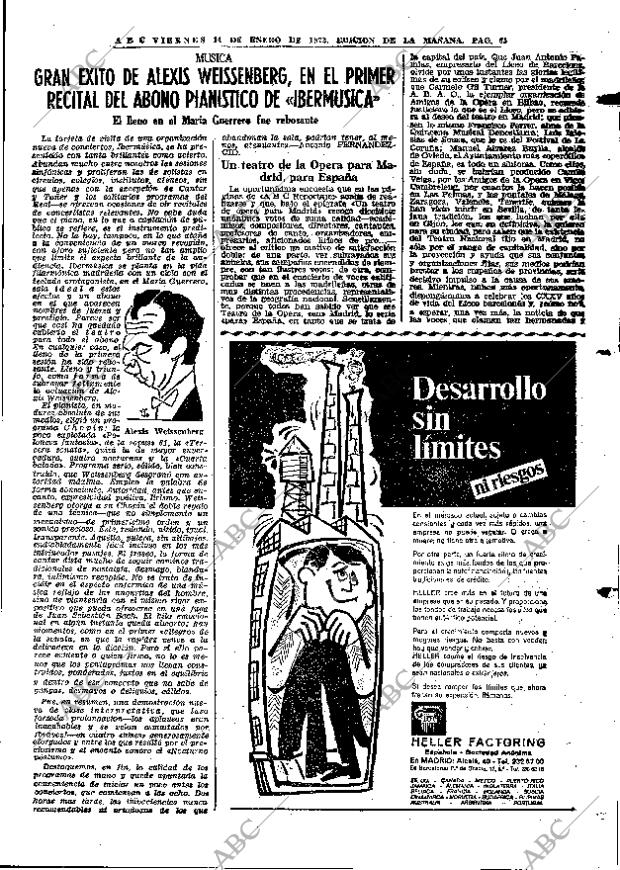ABC MADRID 14-01-1972 página 65