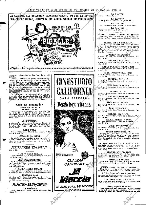 ABC MADRID 14-01-1972 página 68