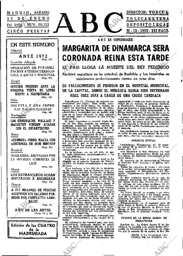 ABC MADRID 15-01-1972 página 17