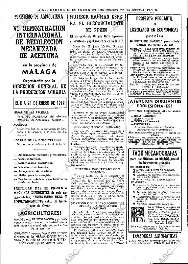 ABC MADRID 15-01-1972 página 24