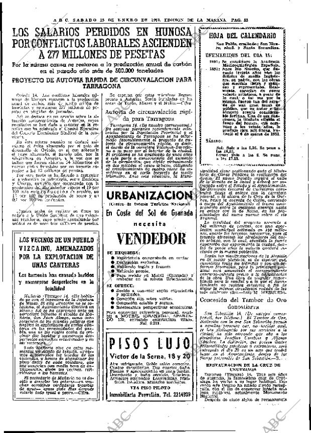 ABC MADRID 15-01-1972 página 33