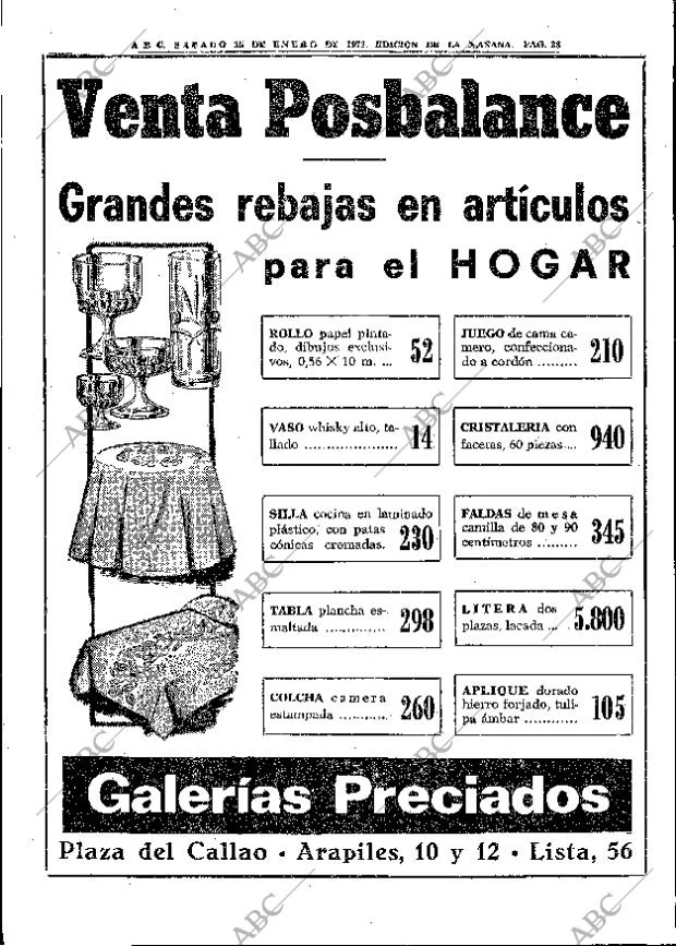 ABC MADRID 15-01-1972 página 38