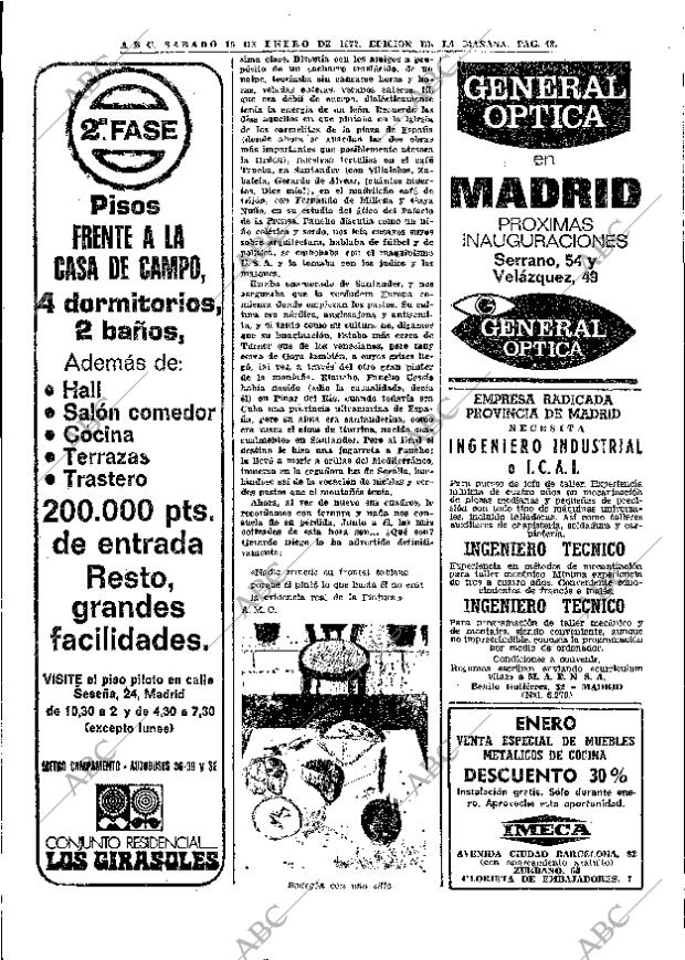 ABC MADRID 15-01-1972 página 48