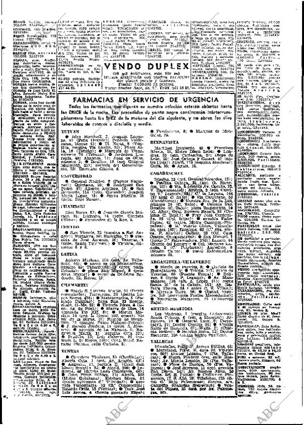 ABC MADRID 15-01-1972 página 84