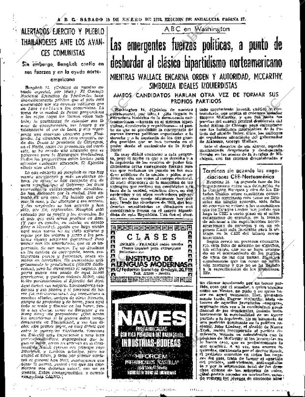 ABC SEVILLA 15-01-1972 página 17