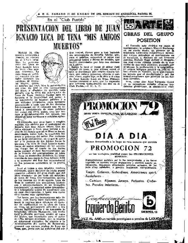 ABC SEVILLA 15-01-1972 página 27