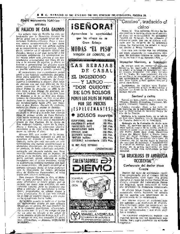 ABC SEVILLA 15-01-1972 página 38