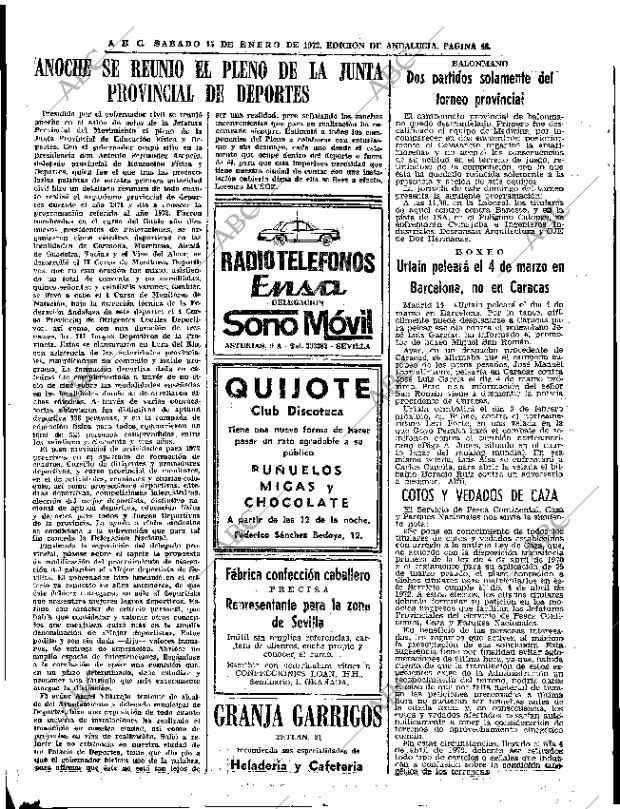 ABC SEVILLA 15-01-1972 página 48