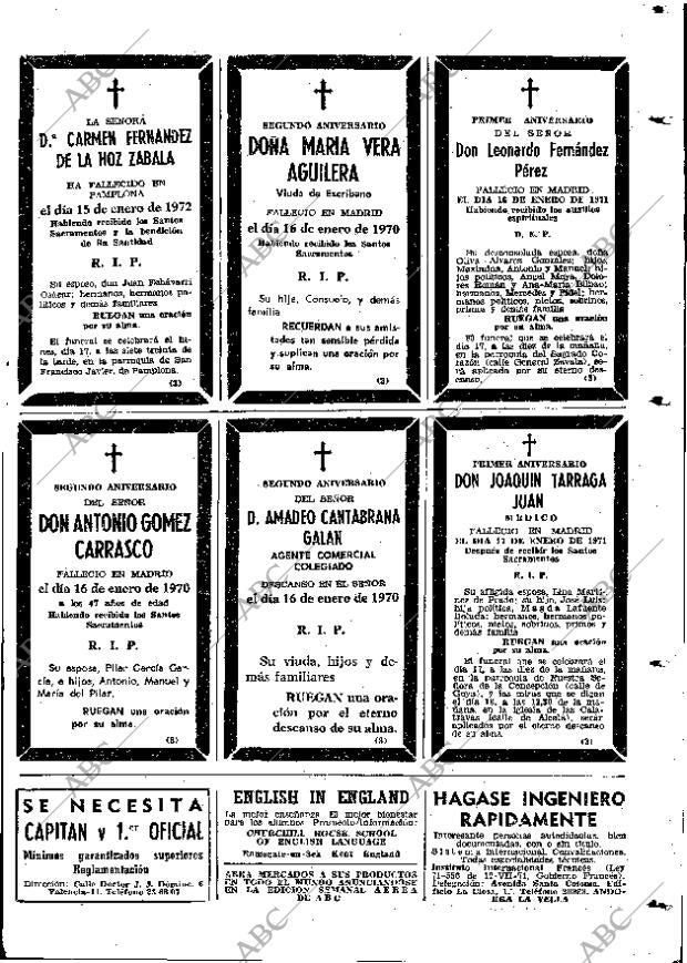 ABC MADRID 16-01-1972 página 109