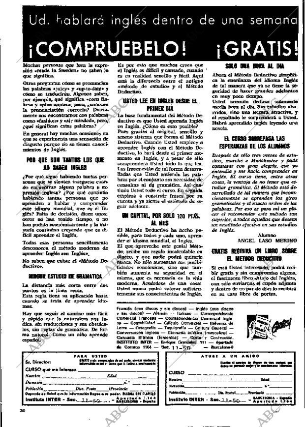 ABC MADRID 16-01-1972 página 162