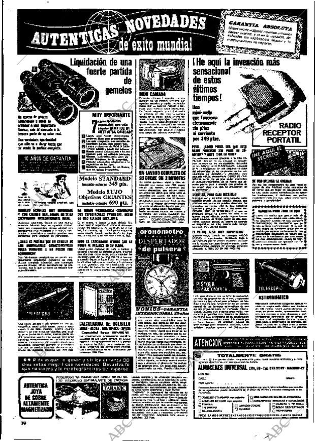 ABC MADRID 16-01-1972 página 166