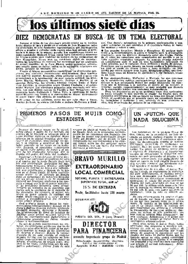 ABC MADRID 16-01-1972 página 25
