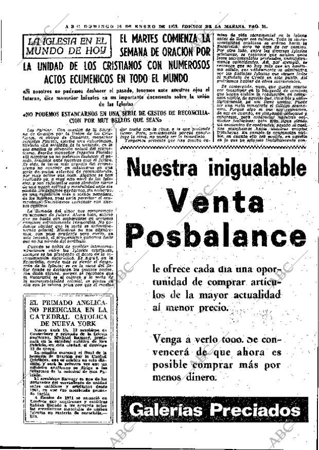 ABC MADRID 16-01-1972 página 31