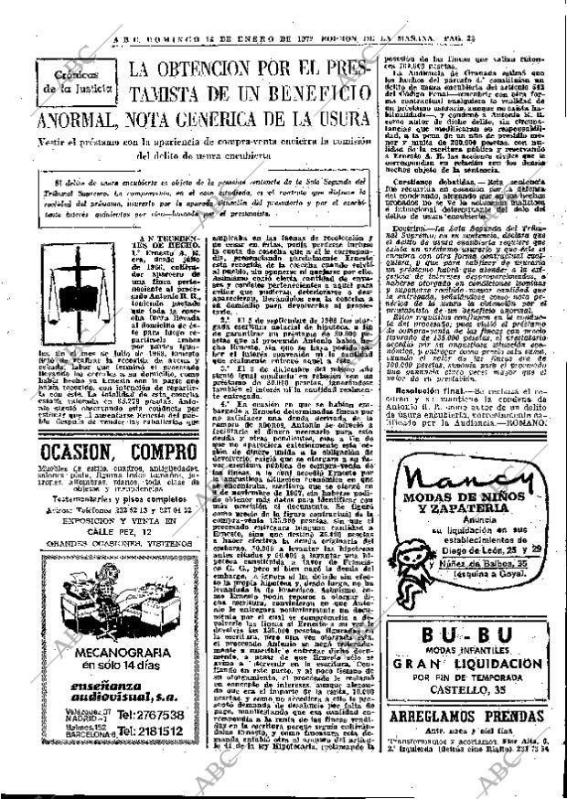 ABC MADRID 16-01-1972 página 33