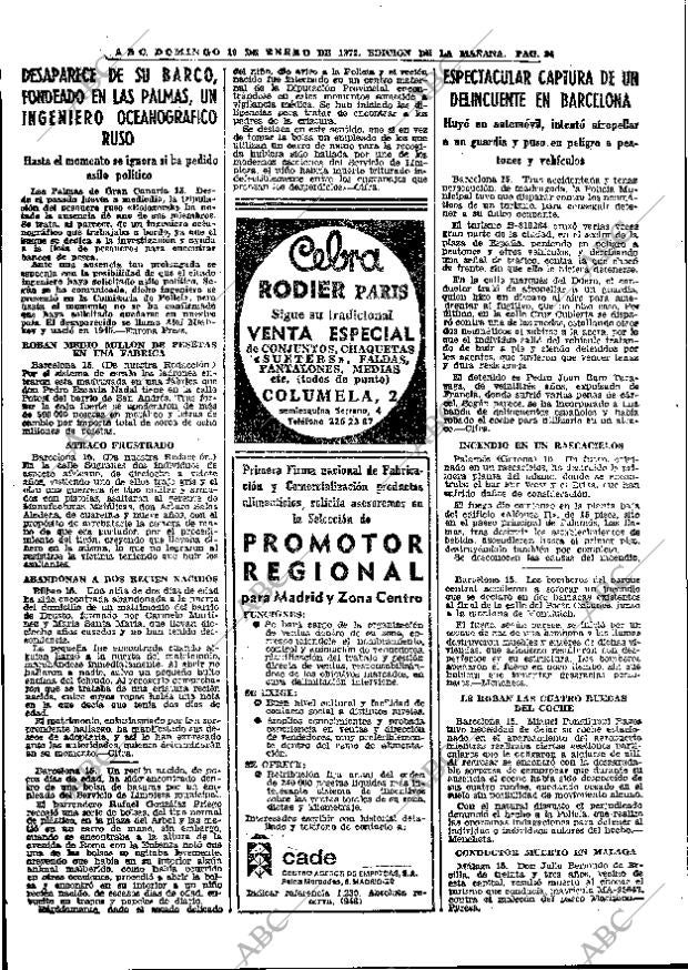 ABC MADRID 16-01-1972 página 34